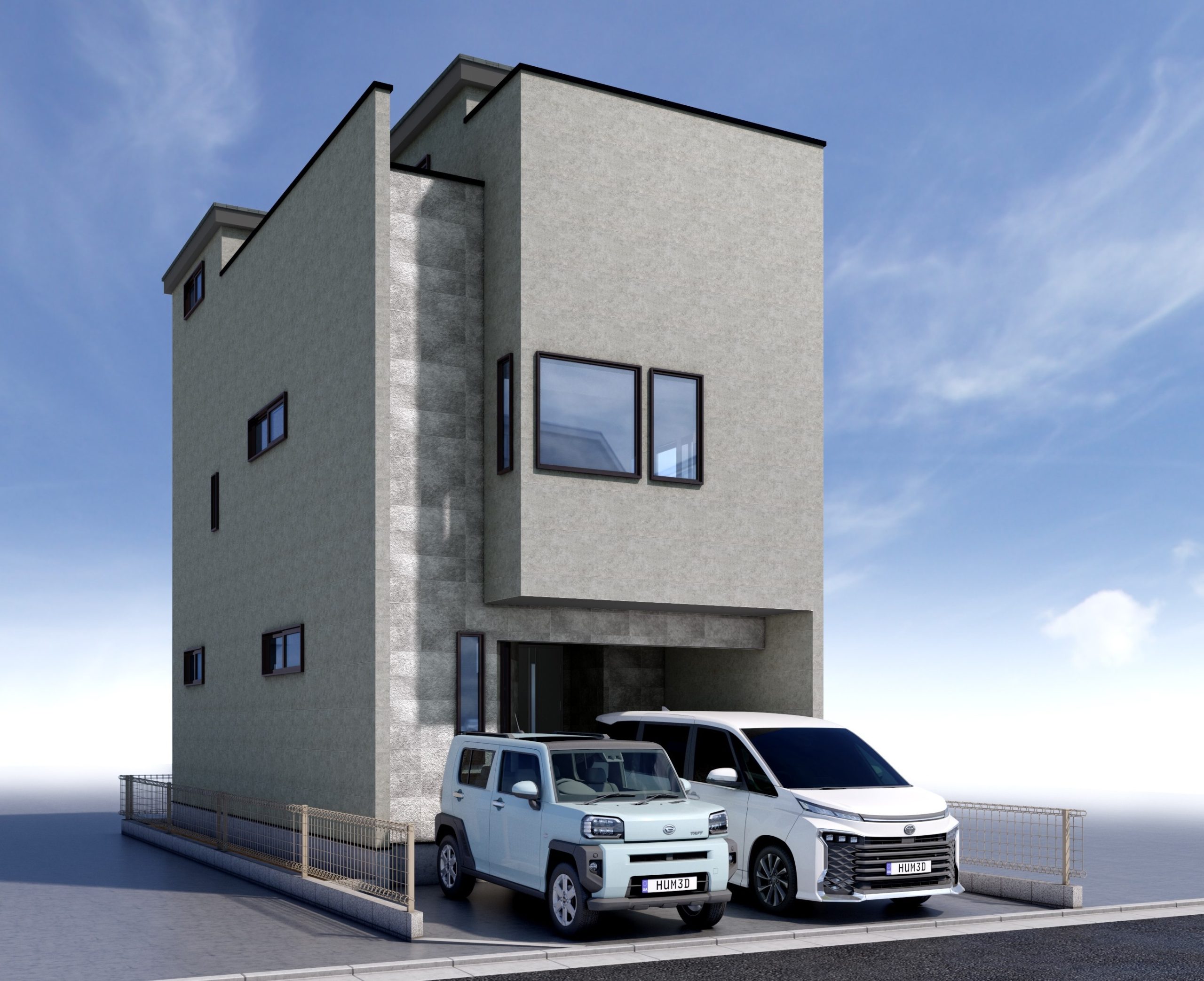〈新築戸建〉東葛西4丁目 3SLDK+駐車2台可（車種制限あり）